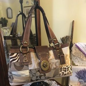 Coach patchwork handbag